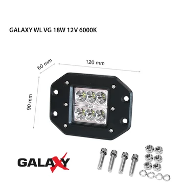 GALAXY WL VG 18W LED offroad munkalámpa