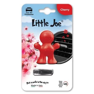 Autóillatosító, szellőzőrácsra, LITTLE JOE "Cherry", piros