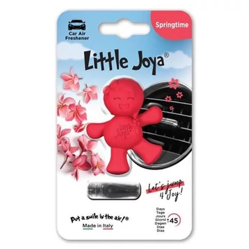 Autóillatosító, szellőzőrácsra, LITTLE JOE "JOYA Springtime", piros
