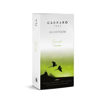 Kávékapszula, Nespresso® kompatibilis, 10 db, CARRARO "Brasile"