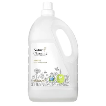 Mosógél, hipoallergén, fehér ruhákhoz, 3 l, NATURCLEANING "White"