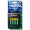 Elemtöltő, AA/AAA/9V, 4xAA 2100 mAh, LCD kijelző, VARTA "Plug"