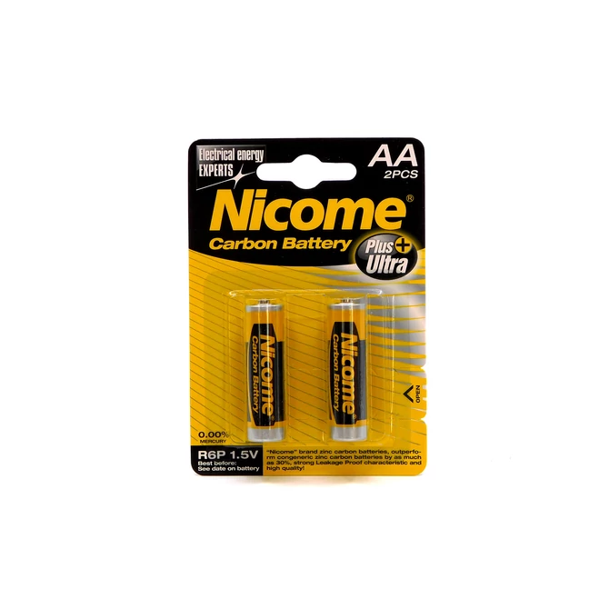 Nicome AA R6P 1,5V 2db Carbon ceruzaelem