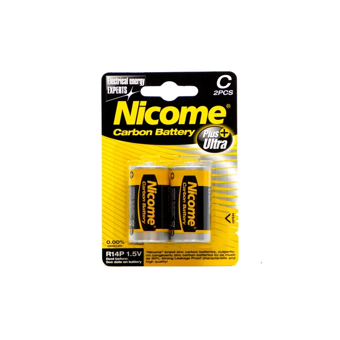 Nicome R14P 1,5V 2db Carbon babyelem