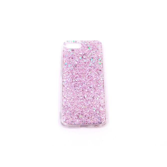 Huawei Y6 2018 glitteres átlátszó tok