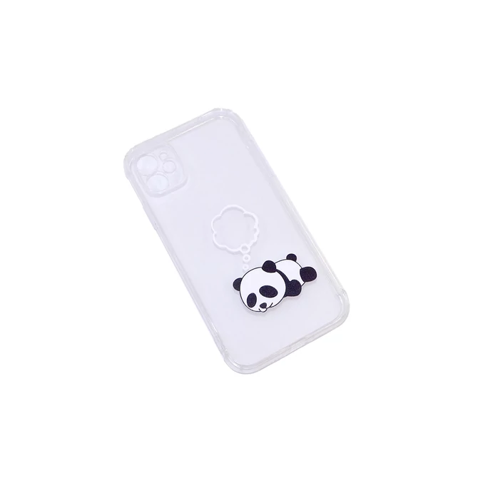 iPhone 11 fekete átlászó tok