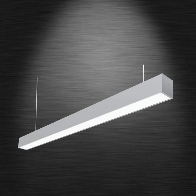 LED SONATA 40W 4000K LED függesztett lámpatest ezüst