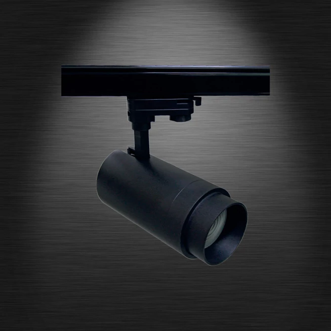 VARIO 20W 3000K fekete sínes lámpatest 15°-60°