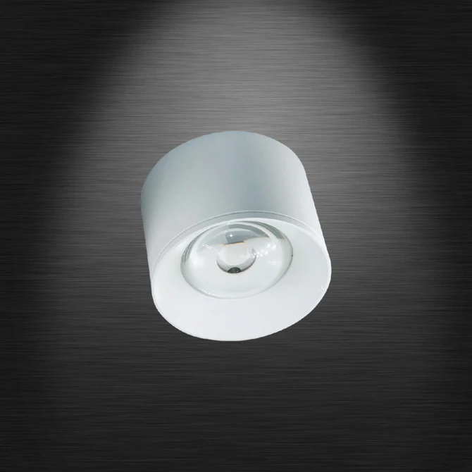 LED FTS R1605 12W felületre szerelhető mélysugárzó kerek fehér