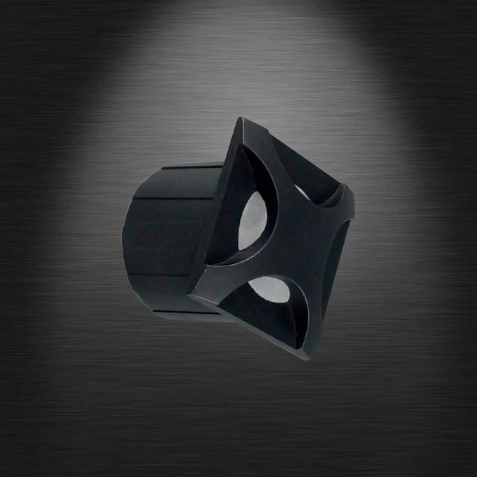 LED STAIR 09 3W süllyesztett lámpatest fekete