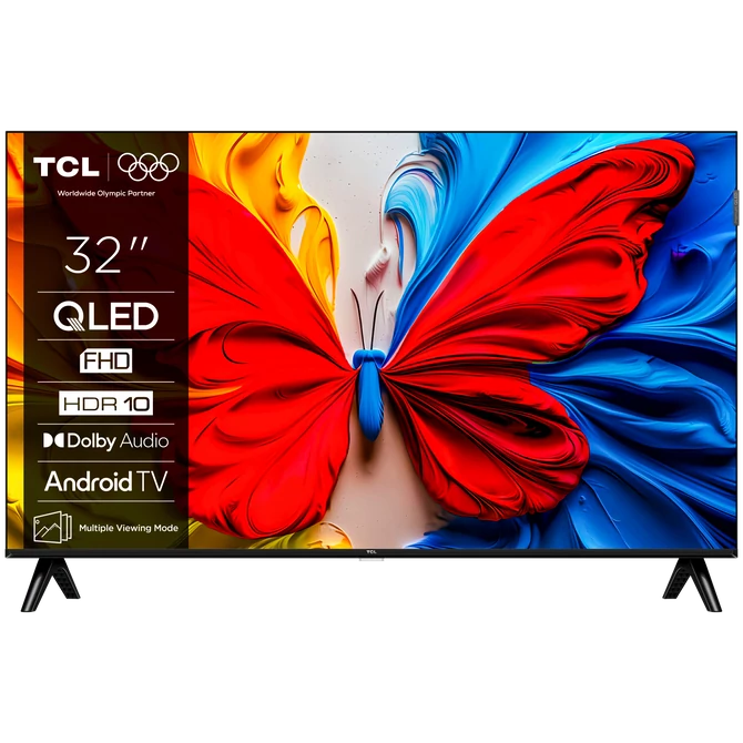TCL 32S5K 2K QLED Televízió 81cm FHD HDR Android TV