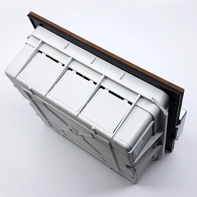 PRO BOX DELUX 8 modulos süllyesztett elosztó doboz Tölgy