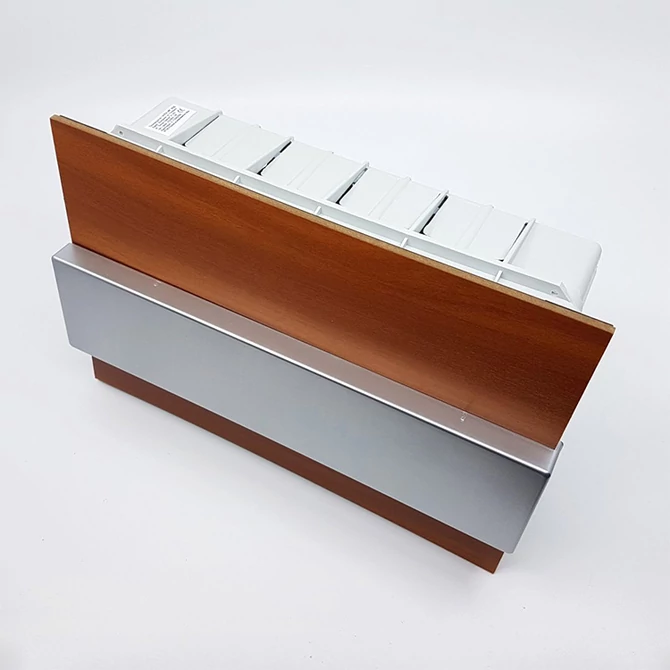 PRO BOX DELUX 12 modulos süllyesztett elosztó doboz Tölgy