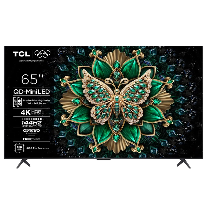 TCL 65C6K LED Televízió 165cm 4K QD-MiniLED HDR Google TV