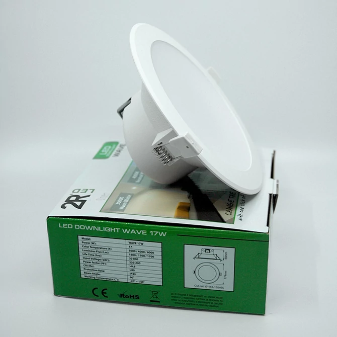 WAVE R150 17W 3 WHITE Dimmelhető mélysugárzó