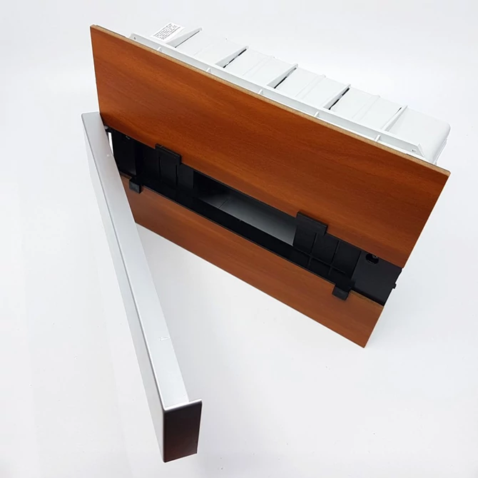 PRO BOX DELUX 12 modulos süllyesztett elosztó doboz Tölgy