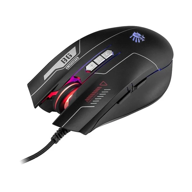 A4-Tech A4TKLA47265 Bloody B1700 USB fekete gamer billentyűzet + egér + egérpad csomag