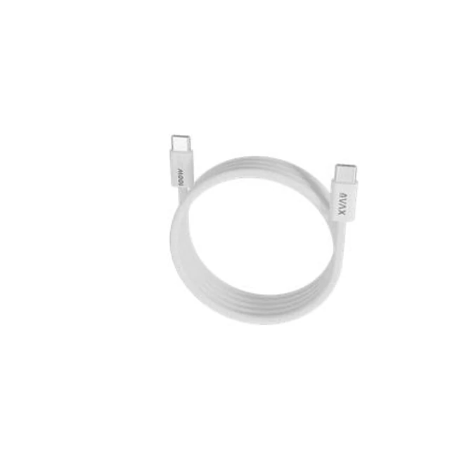 Töltőkábel, USB-C - USB-C, mágneses, 100W, 1 m, AVAX 