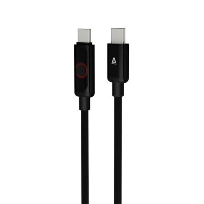 Töltőkábel, USB-C - USB-C, 60W, 1 m, AVAX 