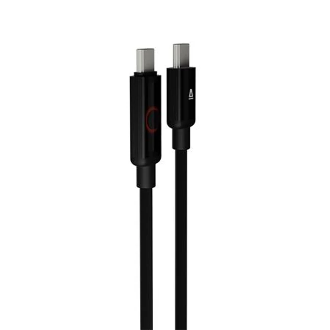 Töltőkábel, USB-C - USB-C, 60W, 1 m, AVAX 