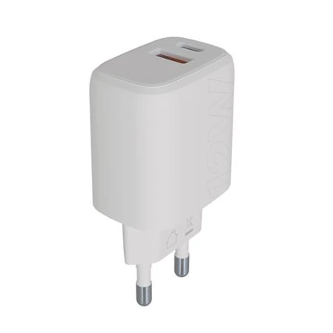 Hálózati töltő, USB-A + USB-C, 12W, AVAX 
