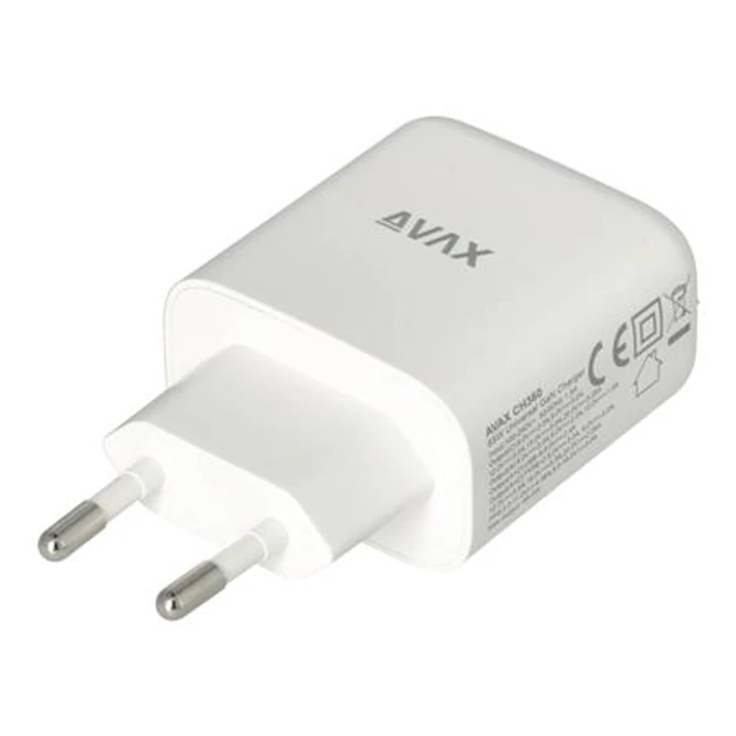 Hálózati töltő, GaN, USB-A + USB-C, AVAX 