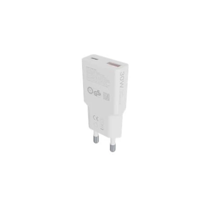 Hálózati töltő, GaN, USB-A + USB-C, AVAX 