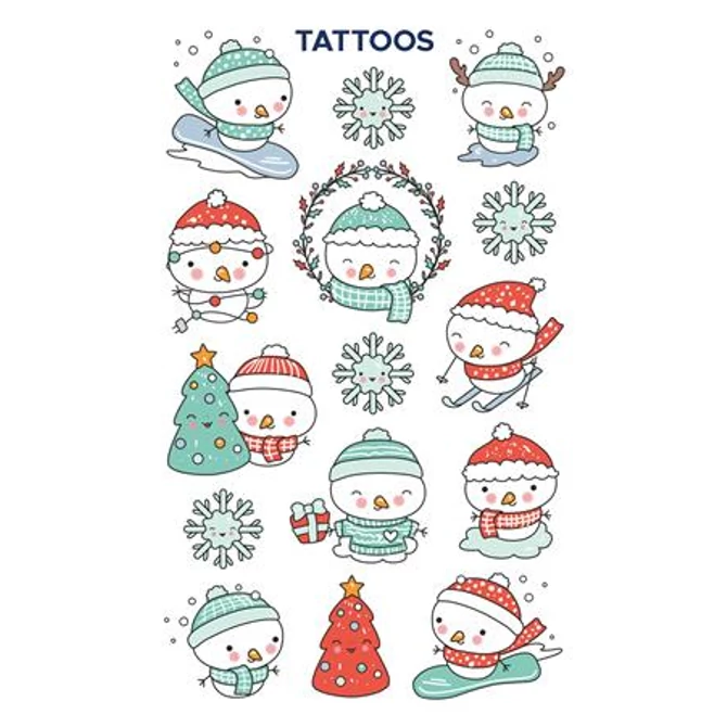 Matrica, tetoválás, 1 ív, 76x120 mm, AVERY ZWECKFORM, 