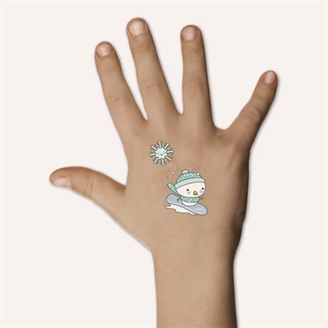 Matrica, tetoválás, 1 ív, 76x120 mm, AVERY ZWECKFORM, 