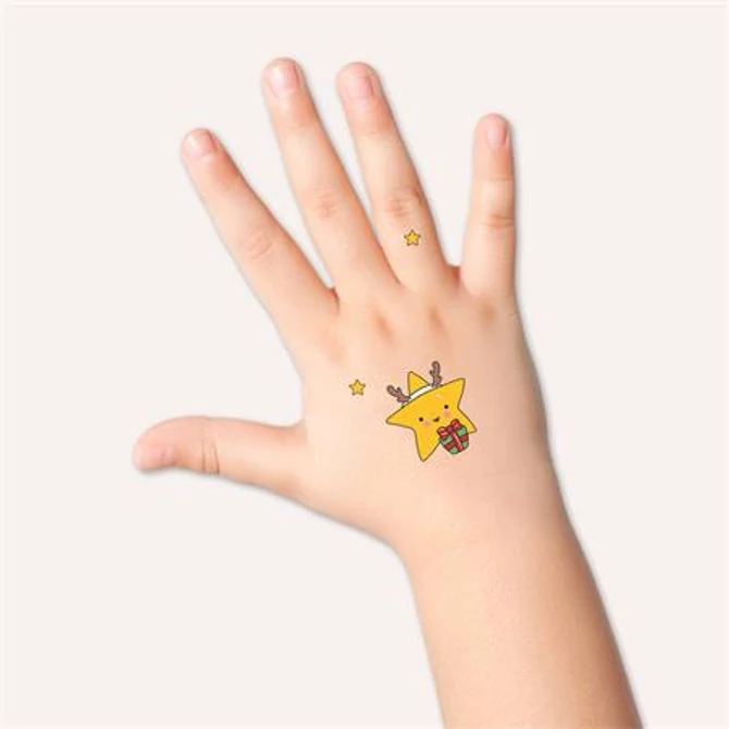 Matrica, tetoválás, 1 ív, 76x120 mm, AVERY ZWECKFORM, 