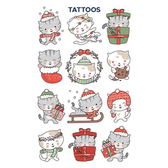 Matrica, tetoválás, 1 ív, 76x120 mm, AVERY ZWECKFORM, 