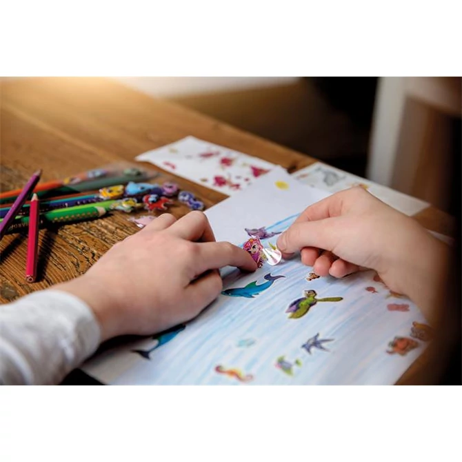 Matrica, fólia,  1 ív, 76x120 mm, AVERY ZWECKFORM, 