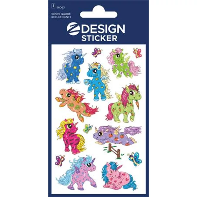 Matrica, fólia,  1 ív, 76x120 mm, AVERY ZWECKFORM, 