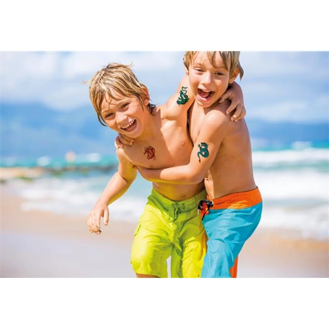 Matrica, tetoválás, 1 ív, 76x120 mm, AVERY ZWECKFORM, 