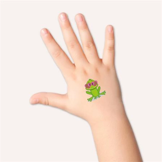 Matrica, tetoválás, 1 ív, 76x120 mm, AVERY ZWECKFORM, 