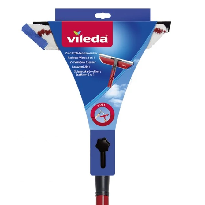 Ablaktisztító, teleszkópos nyéllel, VILEDA 