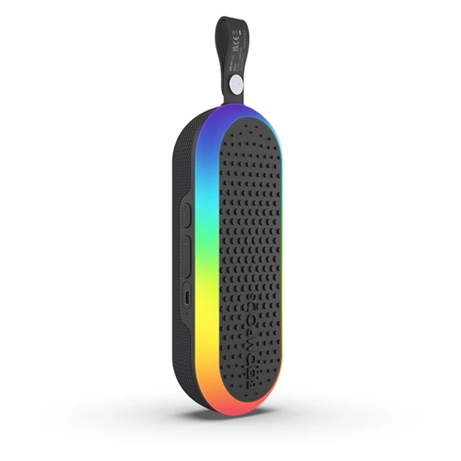 Boompods HALO fekete bluetooth hangszóró