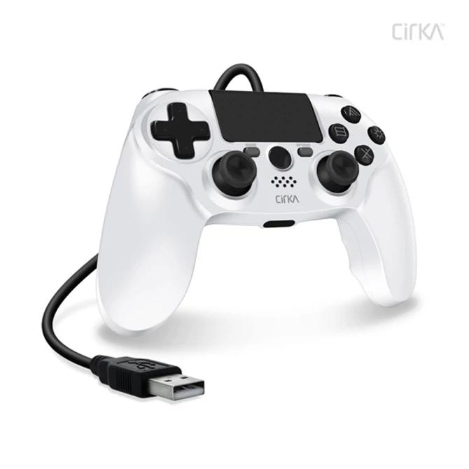Cirka M07527-WH NuForce PS4/PC/Mac vezetékes fehér kontroller