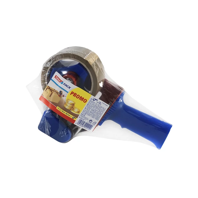 Csomagzáró gép, 50 mm, csomagolószalaggal, TESA 