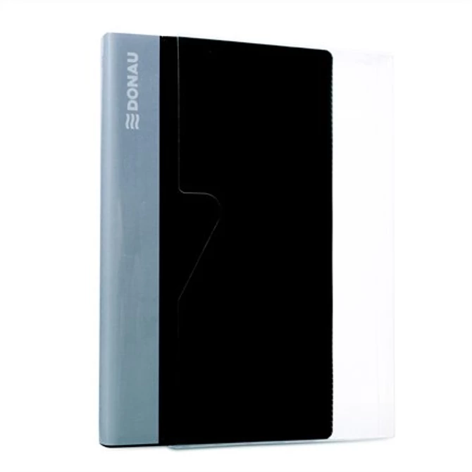 Névjegytartó, 120 db-os, DONAU, fekete