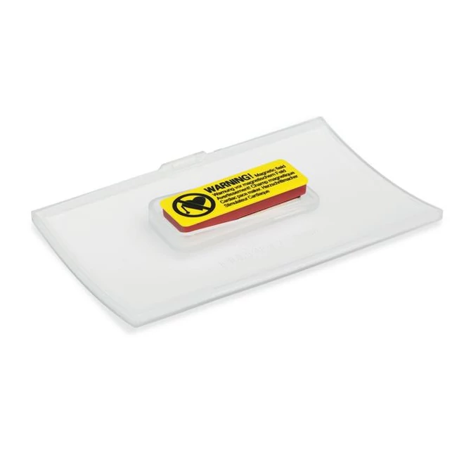 Névkitűző, mágnessel, elfordulásgátlóval, 75x40mm, DURABLE 