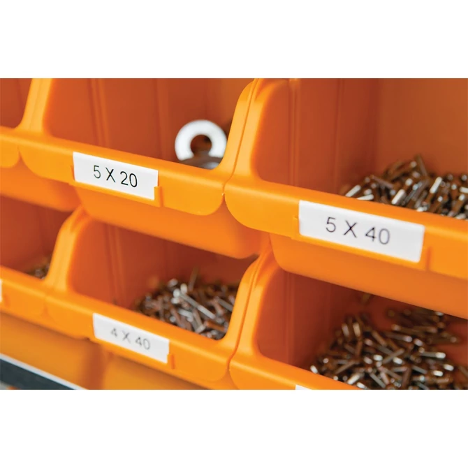 Feliratozógép szalag, vinil, 12 mm x 5,5 m, DYMO 