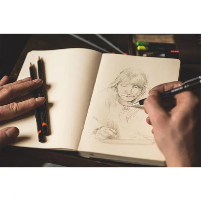 Grafitbél szett, 0,5mm, HB, 2B, DERWENT 