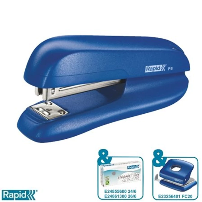 Tűzőgép, 24/6, 26/6, 20 lap, RAPID 