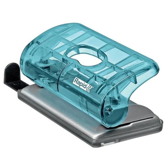 Lyukasztó, mini, kétlyukú, 10 lap, RAPID, 