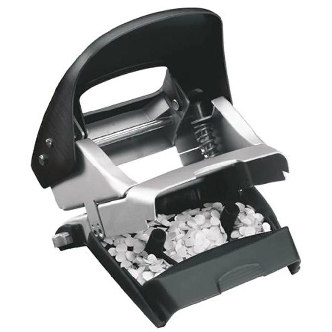 Lyukasztó, kétlyukú, 30 lap, fém, LEITZ 