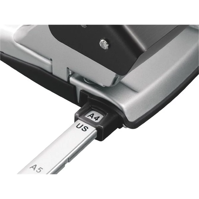 Lyukasztó, kétlyukú, 30 lap, fém, LEITZ 