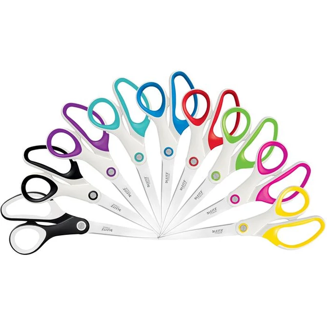 Olló, irodai, 20,5 cm, LEITZ 