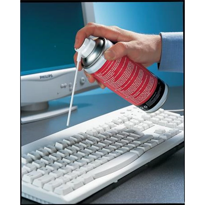 Sűrített levegős porpisztoly, gyúlékony, 400 ml, ESSELTE