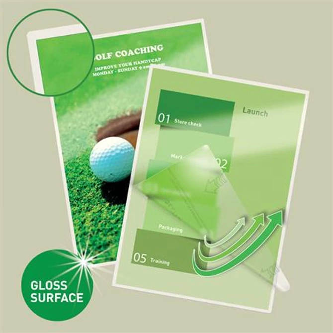 Meleglamináló fólia, 80mikron, A5, fényes, UDT technológiával, LEITZ 